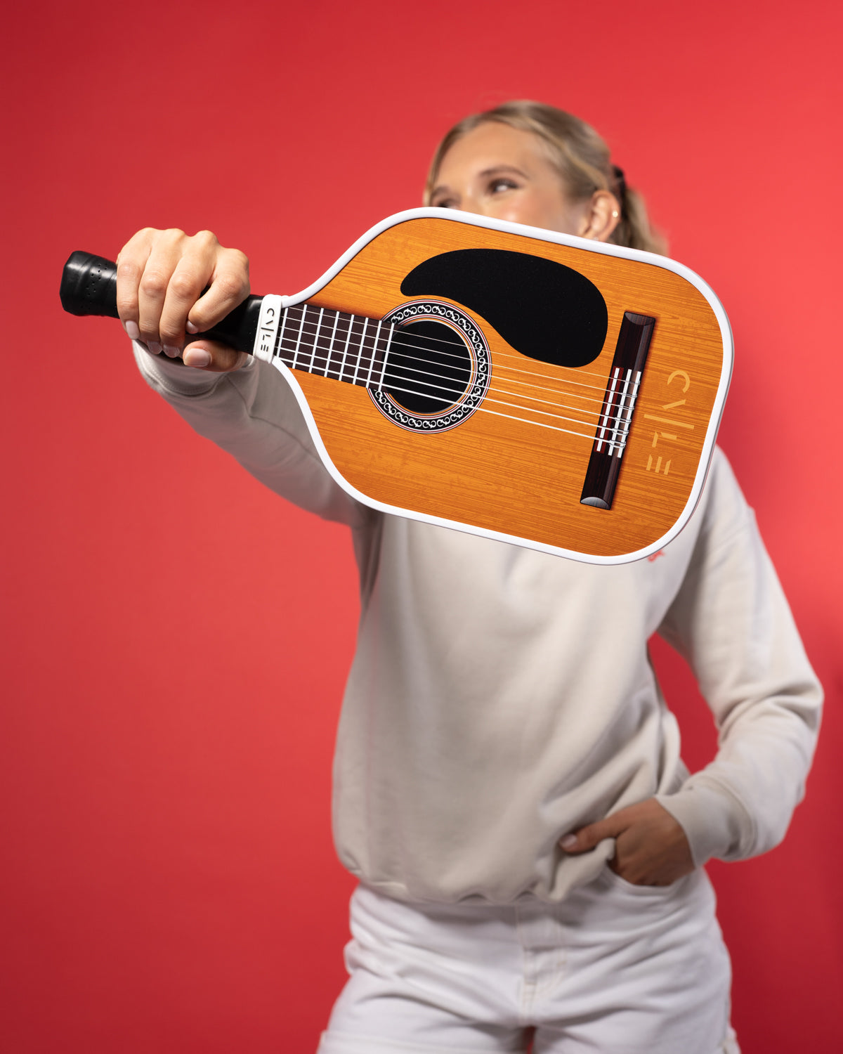 Air Guitar Pickleball Paddle