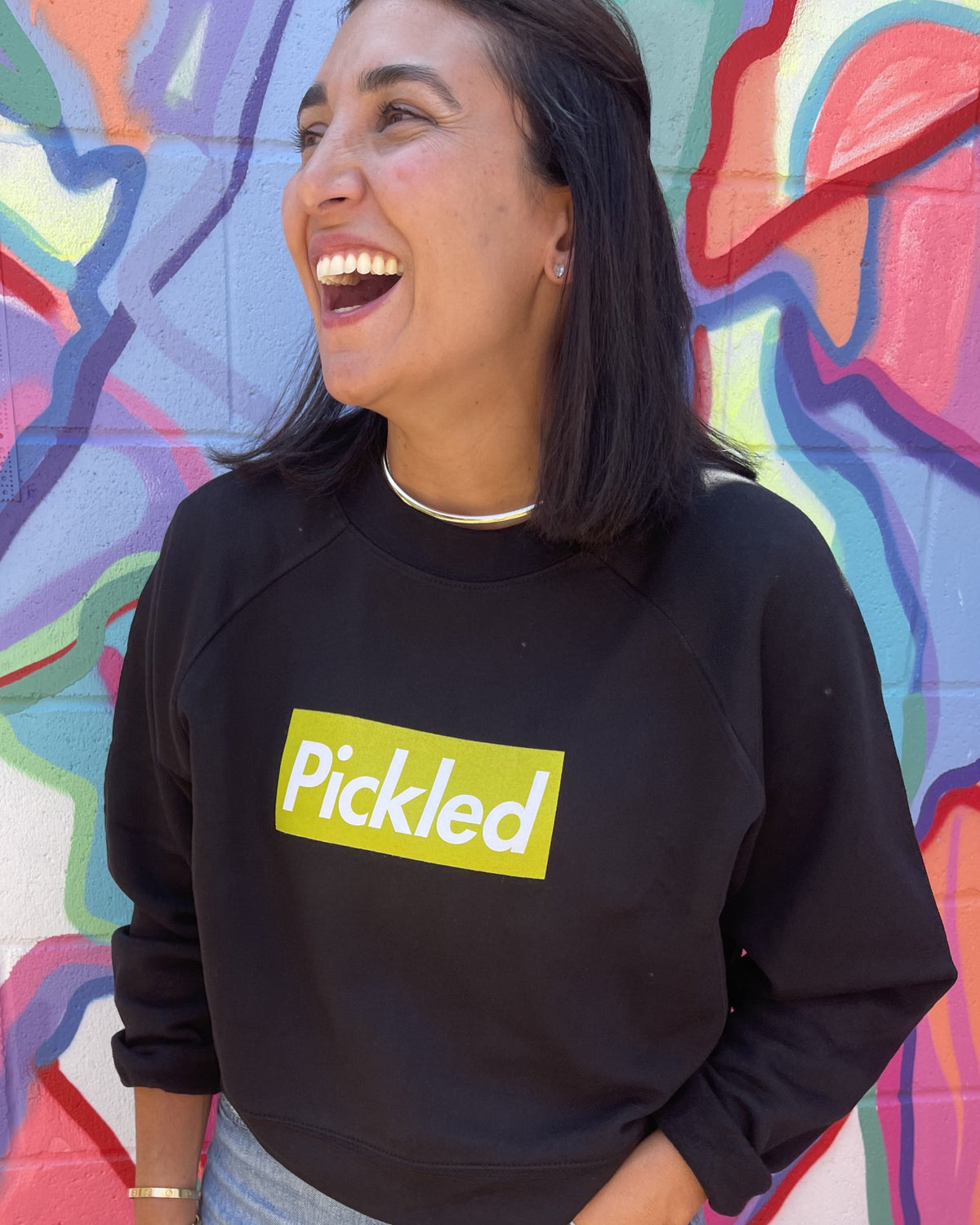 Let's get #Pickled - Raglan Crew Crop