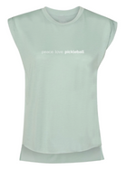 Peace Love Pickleball Super Soft Muscle Tee