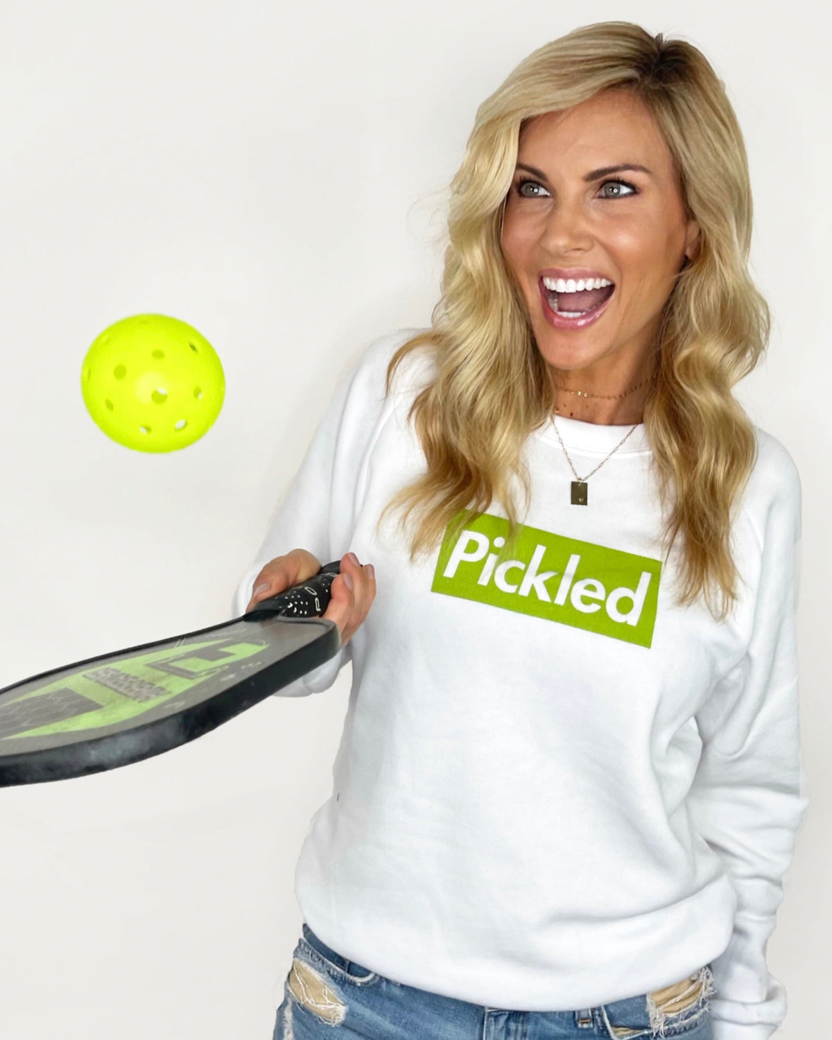 Let's Get #Pickled Super Soft Crew Sweatshirt